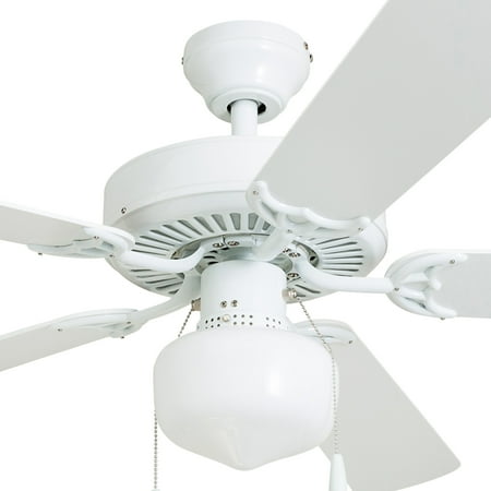 52 Mainstays Ceiling Fan Globe Light White Best Ceiling Fans With Lights