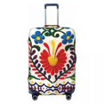 thumbnail image 1 of Fashion Mexican Flowers Luggage Cover Protector Dust Proof Travel Suitcase Covers, 1 of 1