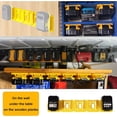 thumbnail image 2 of Woeilo 20 Packs Tool Holders and Battery Holders Compatible with Dewalt 20V Battery Tools, 10 Packs Wall Mount Tool Holder,10 Packs Battery Dock Holder Hangers, 2 of 5