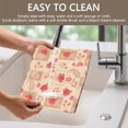 thumbnail image 4 of Placemat, Pioneer Flower Floral Print Pattern Place Mats Table Mat Set Of 2, PVC Washable Placemats for Party Kitchen Dining Decoration, 18x12 Inch, Fade Resistant, 4 of 6