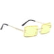 thumbnail image 2 of Sonducket Gafas de sol de moda sin montura Gafas de sol rectangulares Gafas de moda de verano UV400 Lentes ocho, 2 of 8