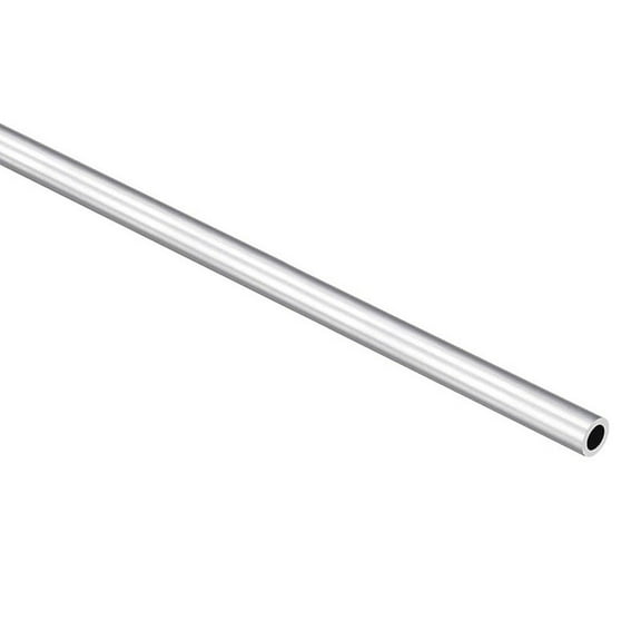 2Pack 6063 Aluminum Round Tube 300mm Length Industry Tubing for Machinery Frame