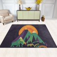 thumbnail image 2 of Yayeee Area Rugs for Living Room 6.7'x4.8' Indoor Non Slip Washable Bedroom Carpet, Abstract Animals, 2 of 5