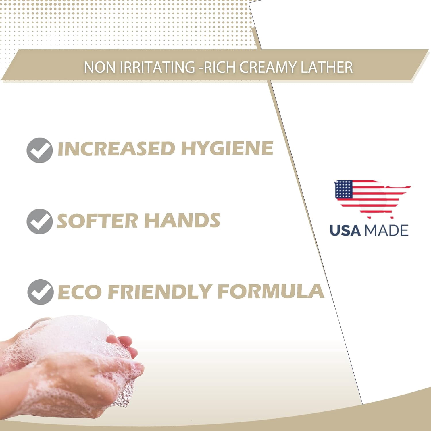 Foaming Hand Soap Refills White Tea Scent Jug Foam Refill Made in USA, 128 ounce (1 Gallon)