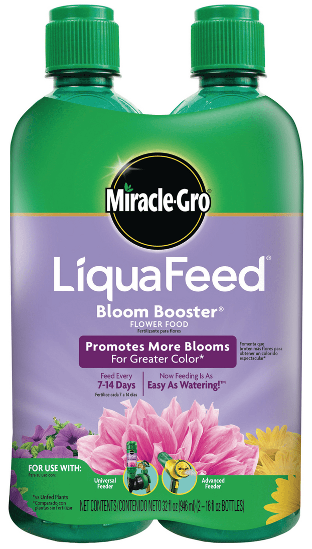 Miracle Gro Liquafeed Bloom Booster Flower Food Refills Two 16 oz