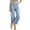 Light Blue, variant on 2026 Women's High Waist Exposed Button Fly Wide Leg Cropped Jeans, 65% Cotton Blend Soft Stretchy Front Patch Pockets Light Wash Vintage Casual Denim Trousers XS-XL