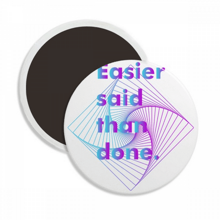 

Active Speech Square Art Deco Fashion Round Ceracs Fridge Magnet Keepsake Decoration