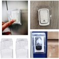 thumbnail image 4 of Cubierta impermeable para botón de timbre inalámbrico, cubierta protectora transparente para timbre exterior, 2 uds., 4 of 5