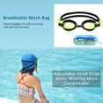 thumbnail image 2 of Starweh Gafas de natación para niños, paquete de 2 gafas de natación, sin fugas, antivaho, gafas para niños y niñas (de 6 a 14 años), 2 of 7