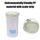 thumbnail image 4 of Tarro de plástico para almacenar alimentos | Contenedor redondo graduado hermético con tapa cerrante de silicona | Recipiente multiusos transparente para cereales, snacks, yogur y queso, 4 of 6