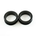 thumbnail image 1 of Black ear tunnels soft silicone perfect for daily usage Large sizes, 1 of 4