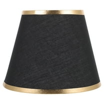 Pungan lamp cover Black Fabric Lampshade for Table Lamp - Chandelier/Wall Lamp Replacement Cover,5.91"X4.92"X3.74"