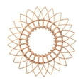 thumbnail image 4 of Espejo de ratán Espejo tejido de mimbre Estilo bohemio Espejo cosmético Decoración de pared Espejo de pared pastoral Espejo de maquillaje redondo para BLESIY espejo para maquillarse, 4 of 8