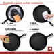 thumbnail image 4 of Set de Sartén y Sartén Grill de Hierro Fundido Ultrachef, 2 Piezas, 20 cm / 25 cm, 4 of 8