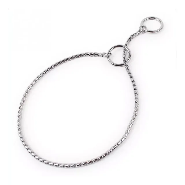 Collar Mediano Tipo Panza De Vibora Cadena Para Perro 50cm