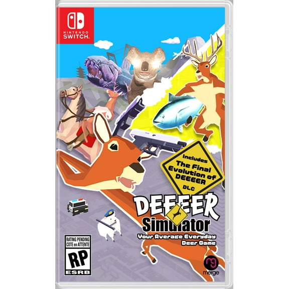 DEEEER Simulator: Your Average Everyday Deer Game, Nintendo Switch, Merge Games, 8193355021457