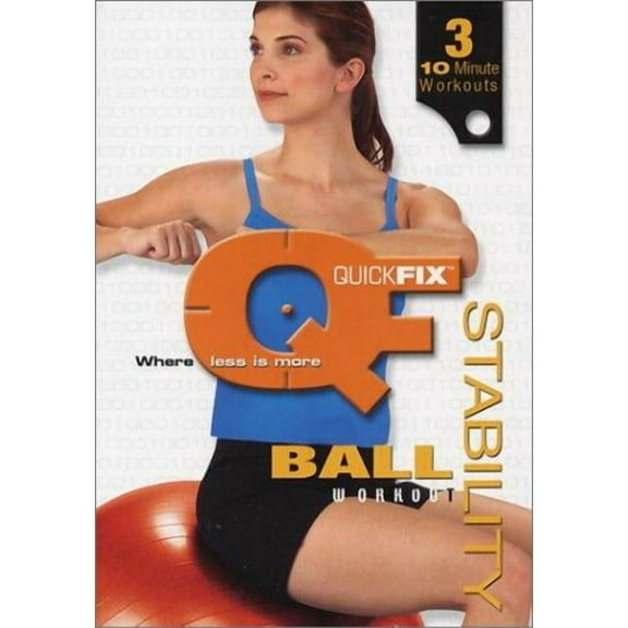 Quick Fix: Ball Workout - Stability (DVD, 2002) NEW