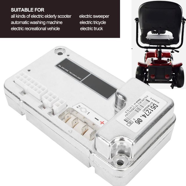 POCREATION PG Controller, Smoothly 5.1 X 2.8 X 1.6in Mobility Scooter Controller For All Kinds Of Electric Elderly Scooter Electric Sweeper Automatic Washing Machine