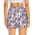 thumbnail image 2 of Lsque Baby Cow Printed Women's Running Shorts with Liner Pockets,Elastic Quick Dry Workout Athletic Gym Yoga Shorts,Womens High Waist Shorts-XX-Large, 2 of 9