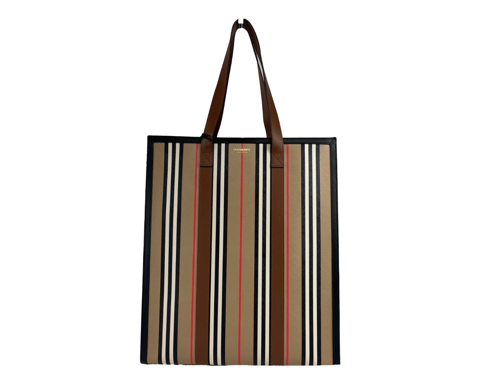 Burberry MD London Nova Check Tote Bag Red Medium - Walmart.com