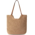 thumbnail image 1 of Bolso tote tejido Pleneal de 28 cm, bolso de hombro tejido, 1 of 8
