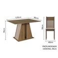 thumbnail image 3 of Juego de Comedor Mesa y 6 Sillas Madesa Beverly MCB, 3 of 10