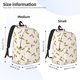 thumbnail image 2 of Easygdp Cartoon Snake Mochila de Lona Resistente para Laptop, Compatible con Laptops de 15 a 17 pulgadas, Ideal para Escuela, Trabajo y Viajes-Medium, 2 of 5