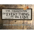 thumbnail image 2 of Do Everything in Love - Custom Wood Sign - 1 Corinthians 16:14, 2 of 8