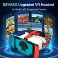 thumbnail image 3 of VR Headset for Nintendo Switch & Switch OLED, Upgraded Switch Virtual Reality Glasses with Adjustable HD Lenses and Comfortable Head Strap, Labo VR Kit 3D Goggles for Switch Accessories, 3 of 10