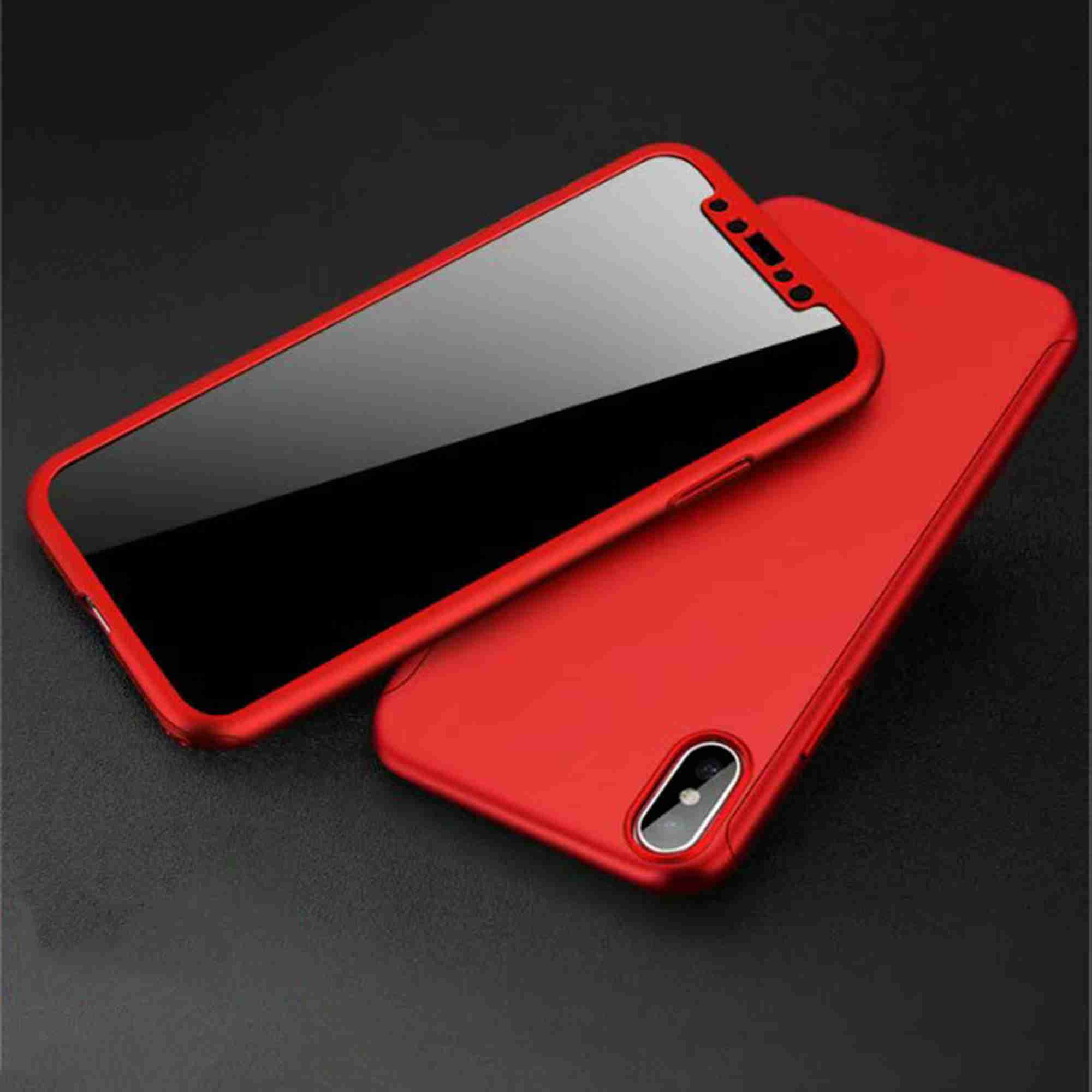 Dteck 360 Degree Full Body Protective Slim Phone Case With Front