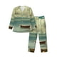 thumbnail image 1 of Balery Serene Coastal Blue Sky Pijama para Hombre de Dos Piezas con Manga Larga, Conjunto de Dormir y Descanso Suave con Bolsillos-Medium, 1 of 7