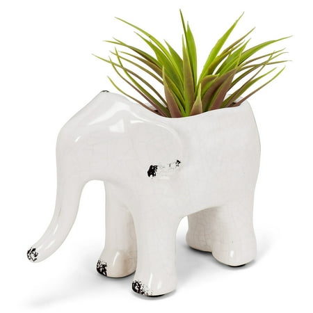 Set of 1 Standing Elephant Planter