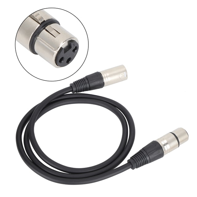 Cable de micrófono Bling Bling XLR macho a XLR hembra 3 pines