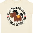 thumbnail image 4 of Inktastic My Gramps Loves Me Childs Horse Boys or Girls Toddler T-Shirt, 4 of 5
