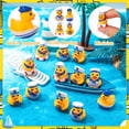 thumbnail image 3 of sixwipe 60 Piece Miniature Resin Cruise Duck Figurines Set, Hawaii Summer Sailor Ducks for Hiding, Crafts, Moss Terrariums, Fairy Garden Landscape, Party, 3 of 7