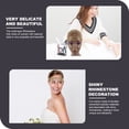 thumbnail image 2 of Weiweiguan Head Chain Tassel Rhinestone Mesh Shape Headpiece Unique Hair Accessory for Women Bride, 2 of 6
