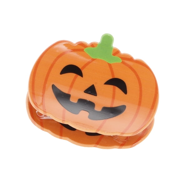 Vocoste 1 Pc Halloween Spider Style Hair Clips for Women 3.15" Length Black Orange