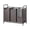 Brown, variant on SUOERNUO 3-Bag Laundry Sorter Cart with Wheels – Heavy Duty Rolling Hamper with Removable Bags for Laundry Room Organization (Black)
