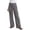 AO15_Gray, variant on Womens Casual Wide Leg Pants Summer Beach Drawstring Palazzo Trousers Elastic Wasited Slacks with Pockets Gray S