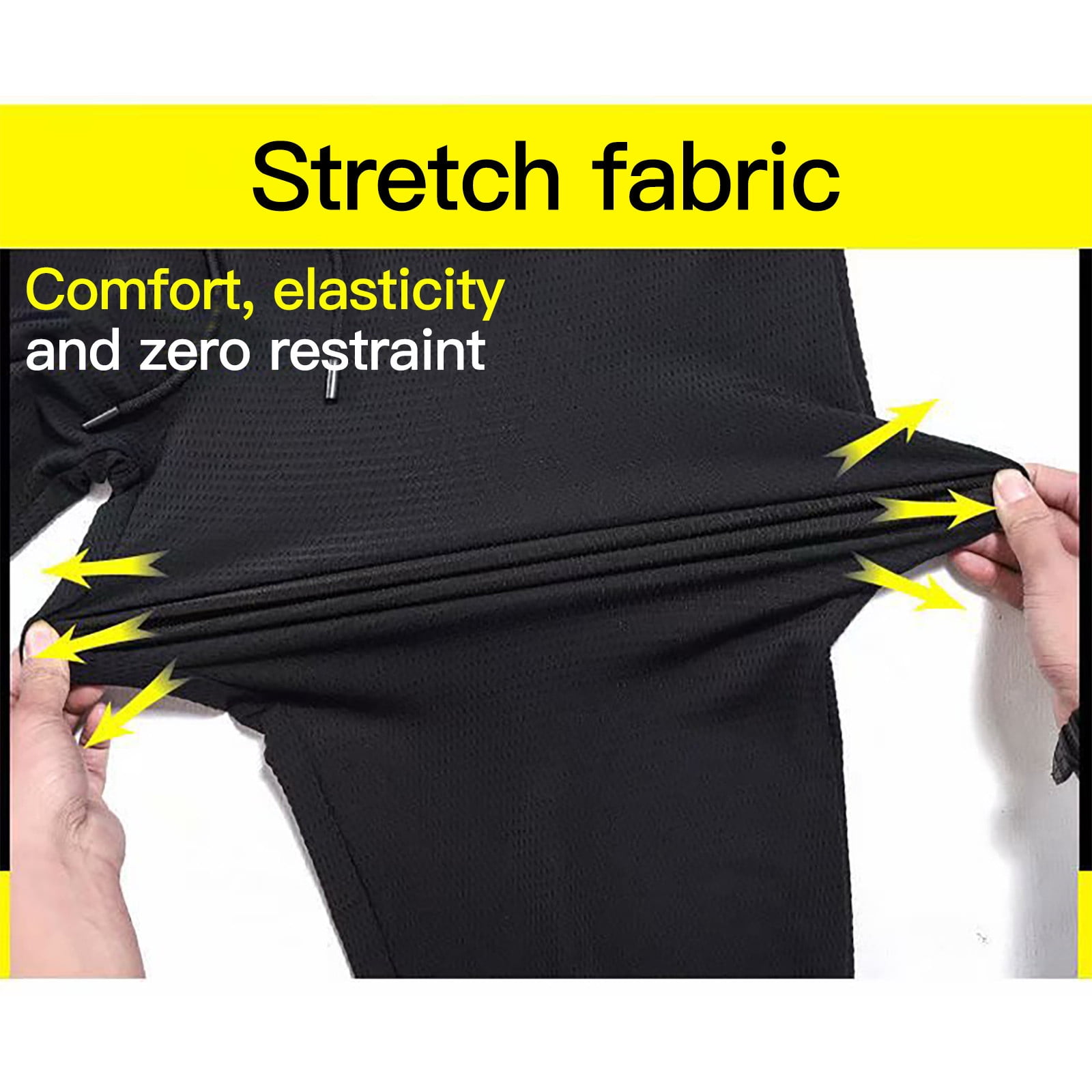 Gym Shorts Men Soft Ice Silk Breathable Quick Drying Sweatpants Summer Fitness Running Stretch Yoga Pants with Pocket