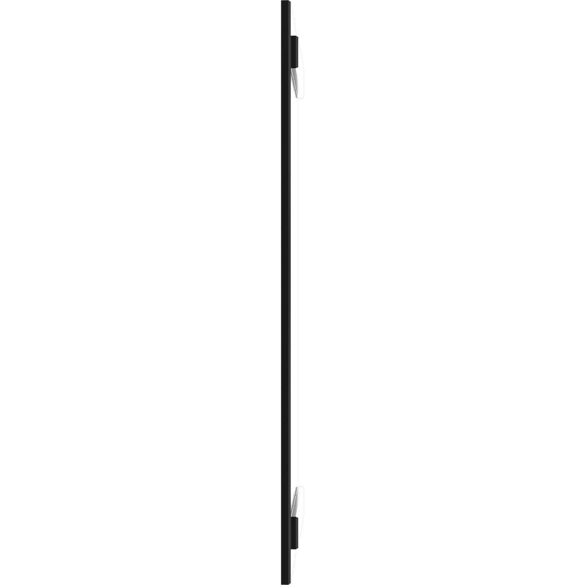 Ekena Millwork 16 1/8"W x 51"H True Fit PVC Three Board Joined Board-n-Batten Shutters, Black (Per Pair - Hardware Not Included)