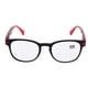 thumbnail image 5 of Gafas de lectura unisex Almohadilla suave para la nariz Lentes transparentes Gafas para personas mayores para hombres y mujeres (Negro mate rojo +300), 5 of 8