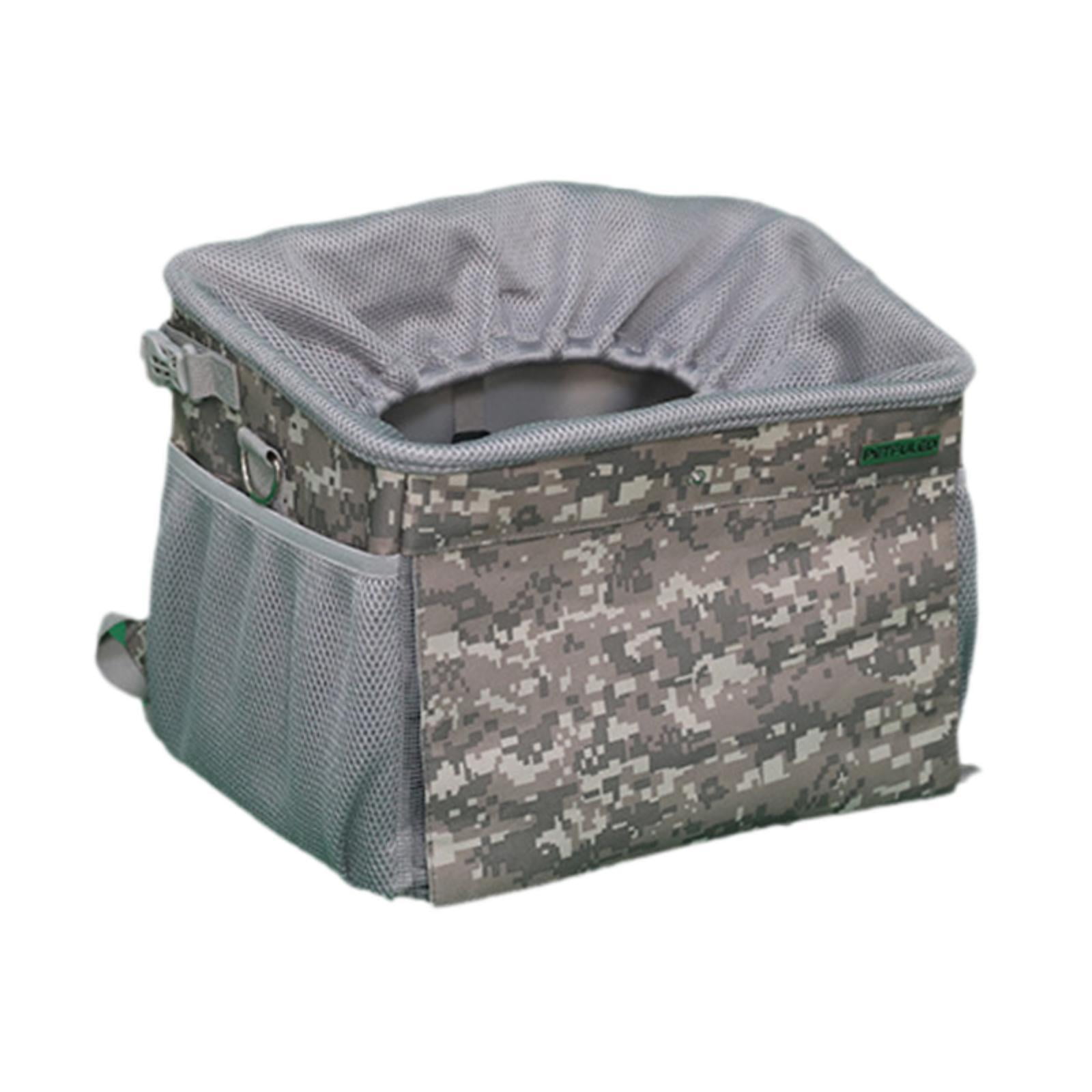 Bvdfgk Dog Bike Basket Ventilated Dog Backpack Carrier Camping Biking Dog Bag Large Dog