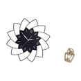 thumbnail image 4 of Reloj De Pared Acrílico Con Forma De Flor Y Estatua Abstracta De Pareja. Escultura Creativa De Resina. Decoración Para Dormitorio, Cafetería, Estantería O Escritorio., 4 of 5
