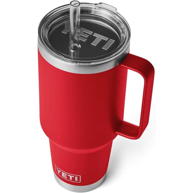 YETI Rambler 42 Oz Straw Mug Rescue Red