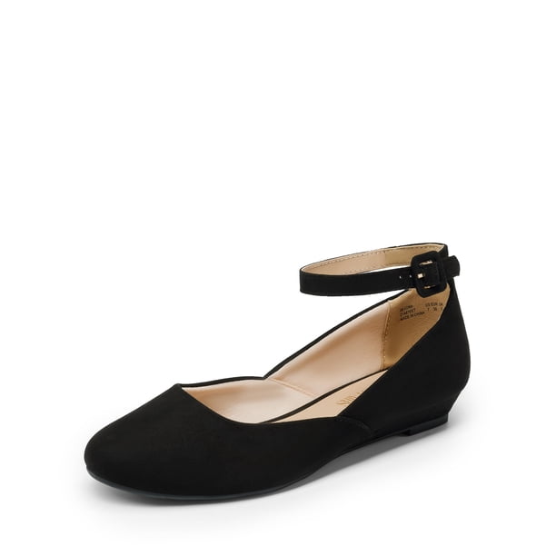 Bailarinas para Mujer DREAM PAIRS REVONA en Ante Negro Talla 9