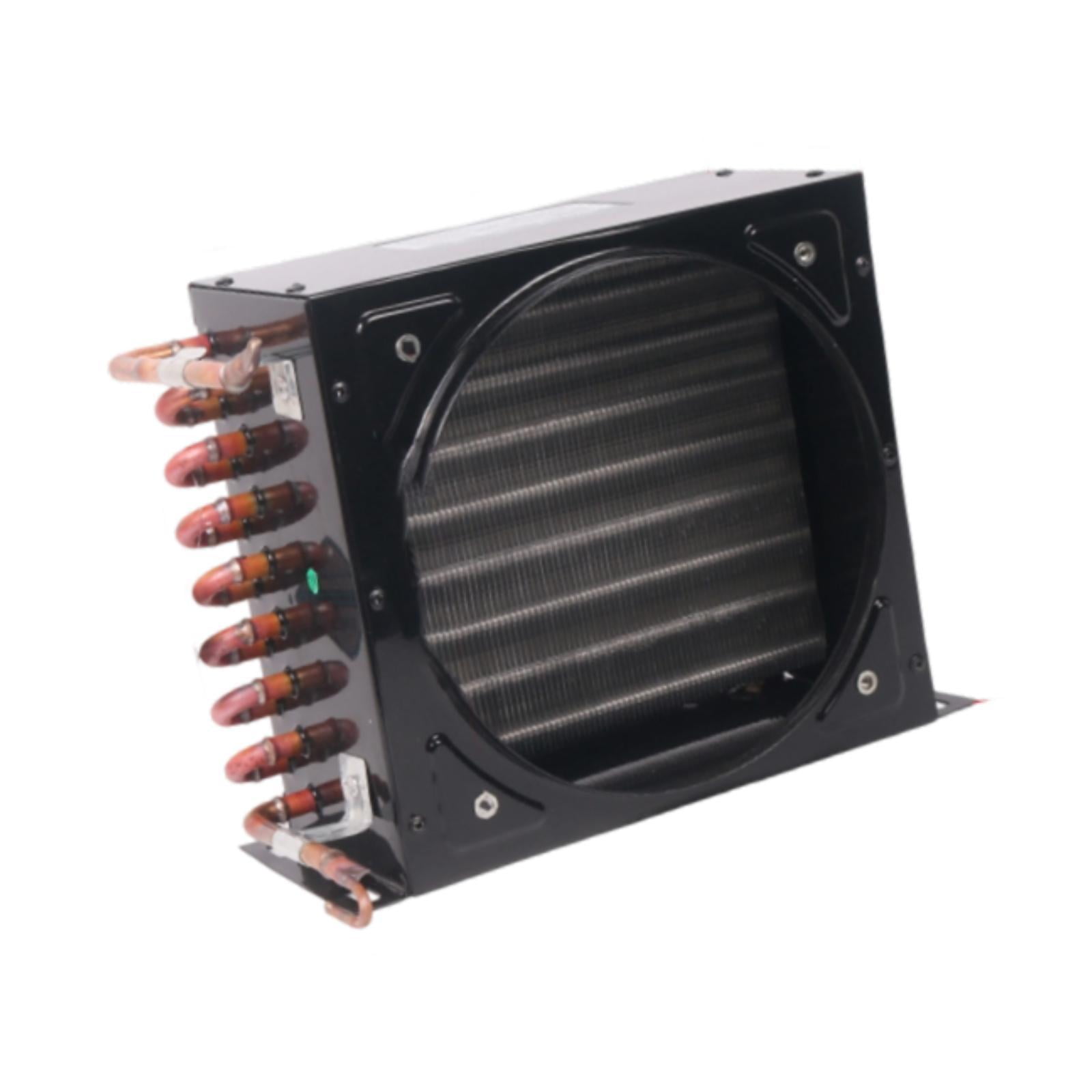 Tnarru Shellless Refrigerator Condenser Refrigeration Cooling Coil Compact Compressors Copper Tube DIY Cooling System Heat Exchanger 31cmx23.5cmx12cm