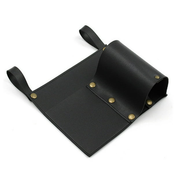 Soidarity Camping silla bolsa reposabrazos soporte de almacenamiento portátil al aire libre senderismo pesca playa viaje bolsa colgante bolsillo negro carpas Negro Soidarity OD025847-01