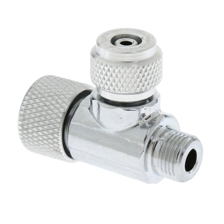Bvdfgk Stainless Steel Alloy Aquarium CO2 Counter Bubble Fine Tuning Valve Single Head