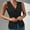 Black, variant on Hvot&aat Women's Suit Vest Solid Color Business Button Sleeveless Waistcoat V-Neck Slim Tank Waistcoat Casual Blazer Tops